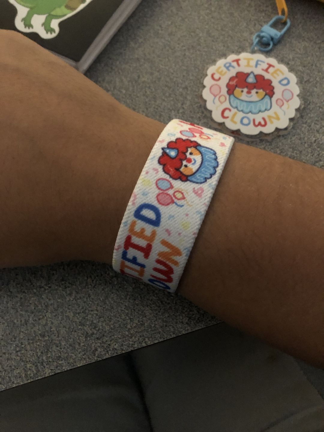 Customer photo review of Certified Clown Bracelet