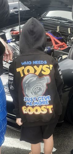 Customer photo review of Kids More Boost Hoodie