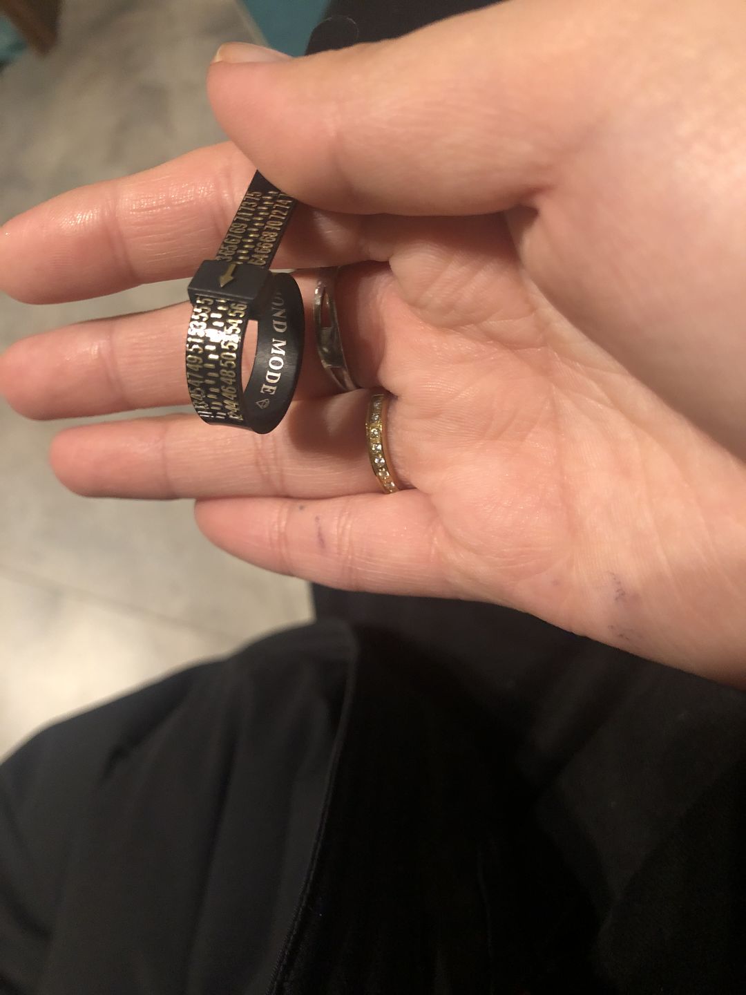 Customer photo review of Ring Sizer