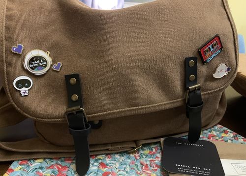 Customer photo review of [PREORDER] The Astronaut Pins