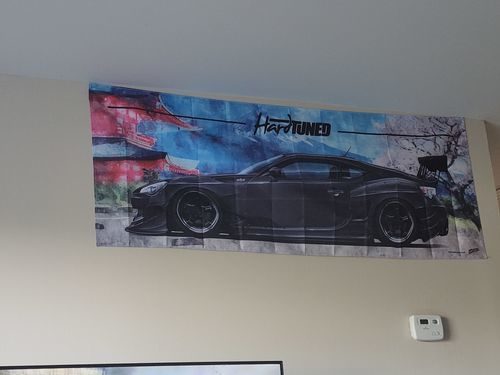 Customer photo review of Toyota GT 86/BRZ/FRS Garage Flag
