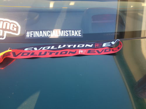 Customer photo review of Mitsubishi Evolution Lanyard