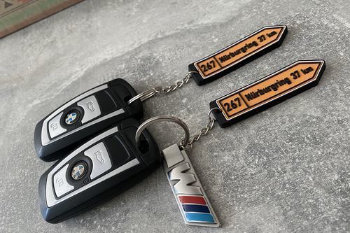 Customer photo review of Nurburgring Soft Rubber Key Ring