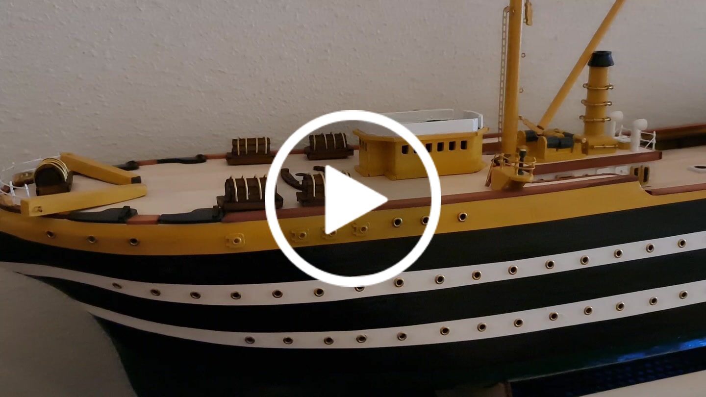 Customer video review of Pack Pinturas Acrílicas Maqueta Amerigo Vespucci
