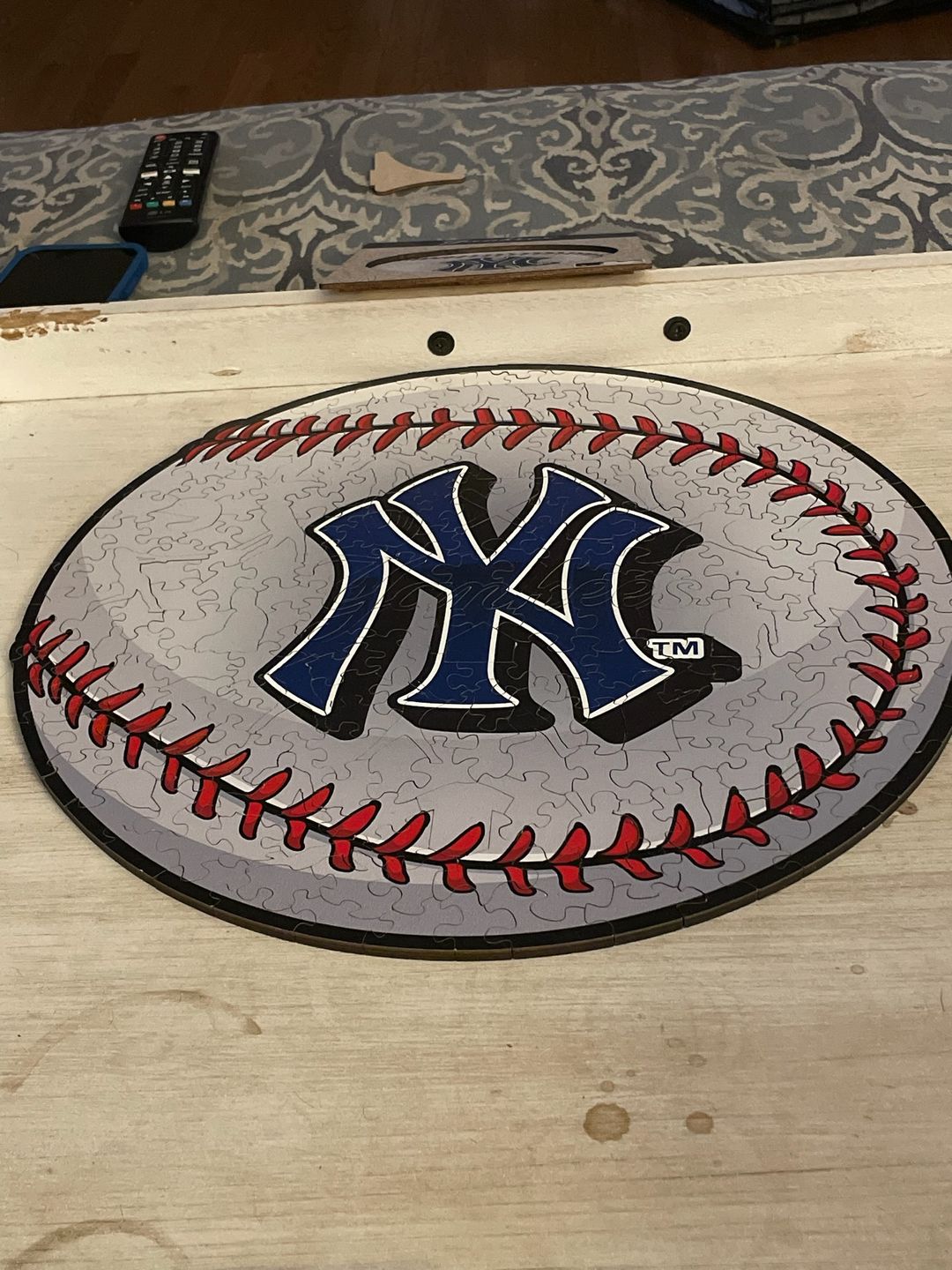 Customer photo review of New York Yankees® - Official Wooden Puzzle