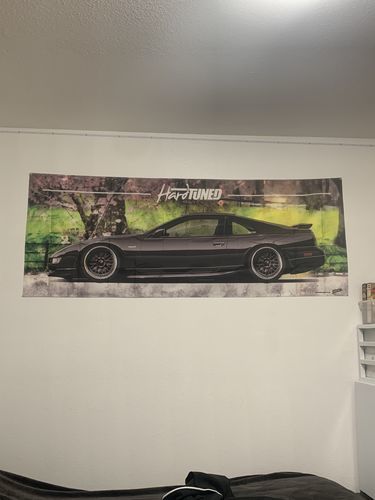 Customer photo review of Nissan 300ZX Garage Flag