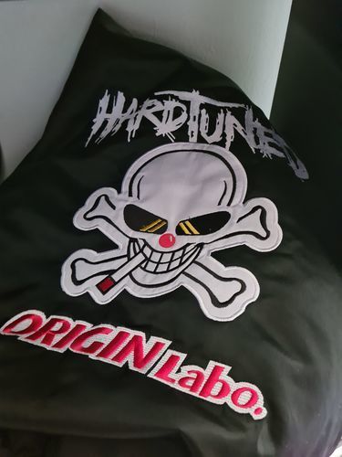 Customer photo review of Origin Labo X Hardtuned Bomber Jacket
