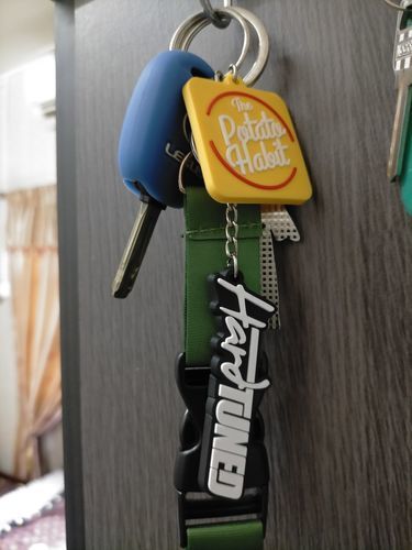 Customer photo review of HardTuned Soft Rubber Key Ring