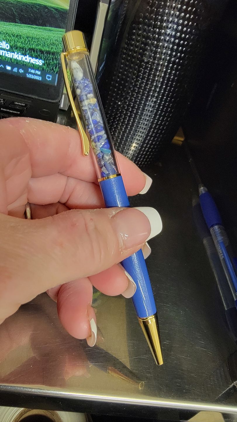 Customer photo review of Manifestation Crystal Energy Pen