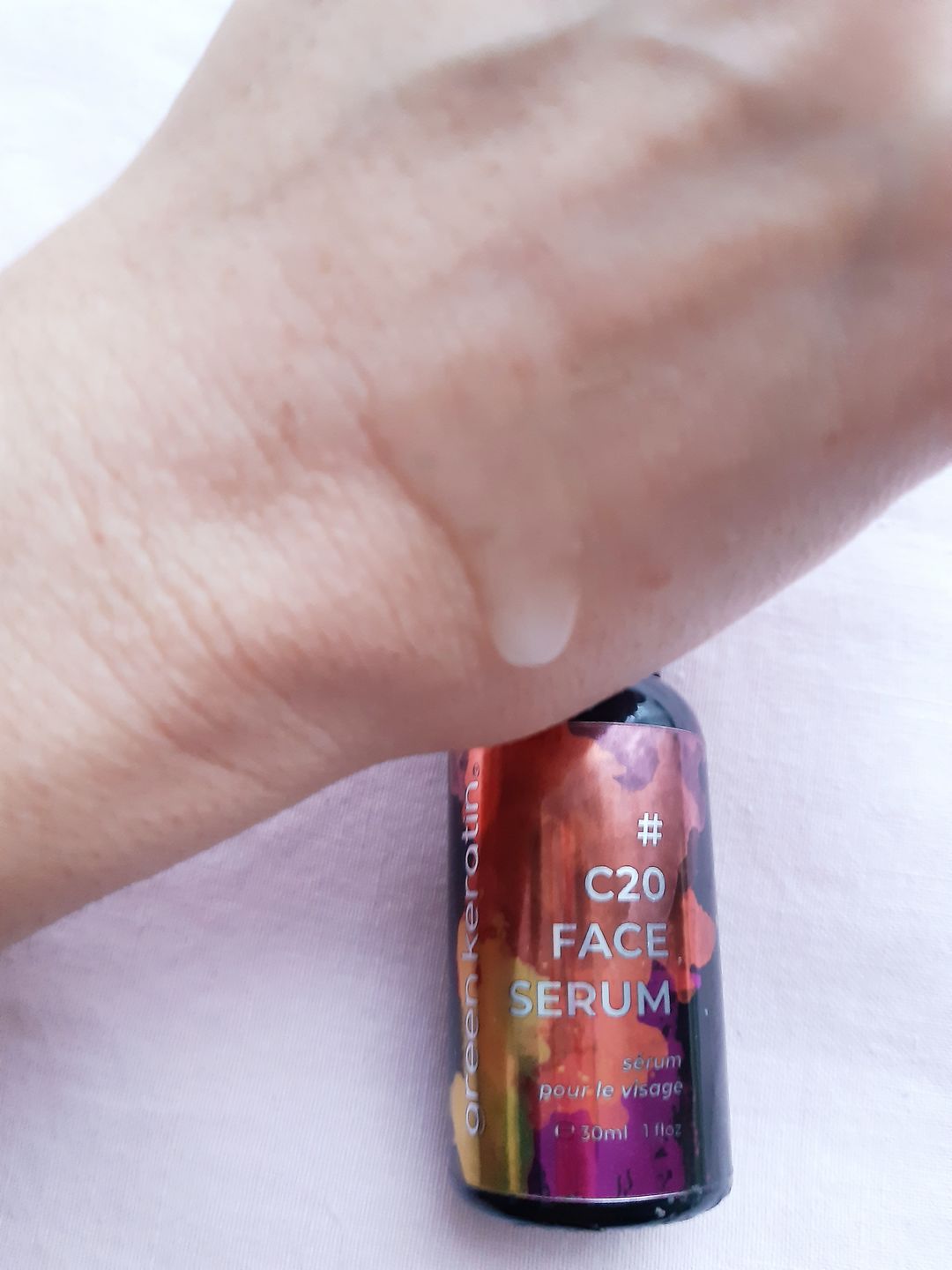 Customer photo review of C20 - Sérum pour le visage