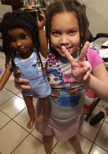 Customer photo review of Healthy Roots Doll: Zoe