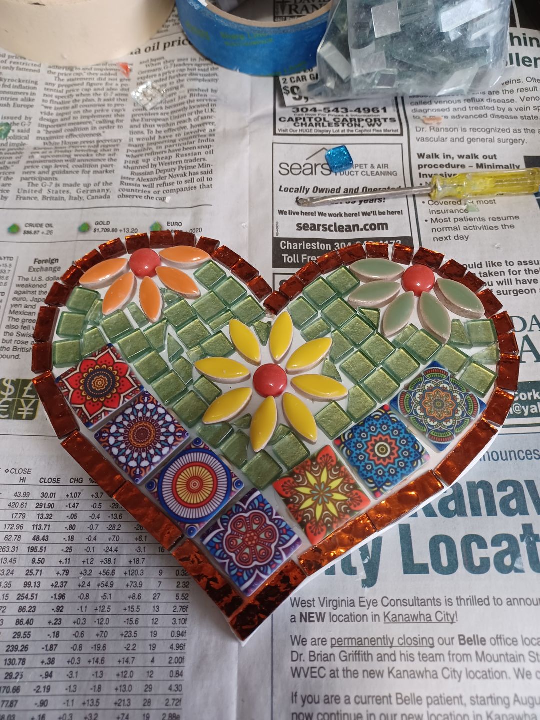 Customer photo review of Unfinished Wood Round Classic Heart Shape up to 24" DIY Valentines Day Wedding Shower