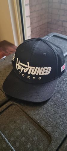 Customer photo review of Hardtuned Tokyo Black Flat Brim Cap