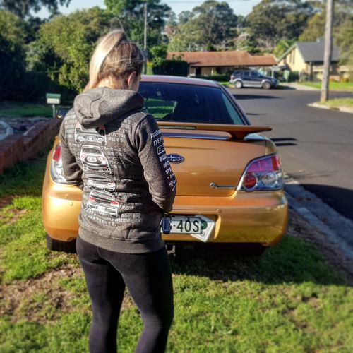 Customer photo review of Subaru WRX STI Womens Hoodie