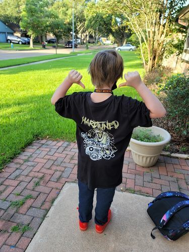 Customer photo review of RB Godzilla Tattoo Band Tee