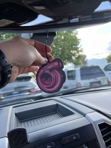 Customer photo review of Pink Turbo Air Freshener - Strawberry