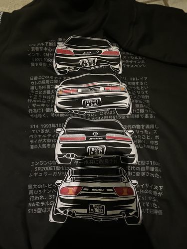Customer photo review of Nissan Silvia Womens Hoodie