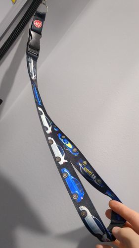 Customer photo review of Subaru WRX STI Rally Lanyard