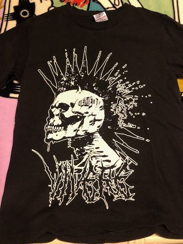 Customer photo review of Hard Headed Black T-Shirt