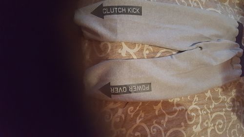 Customer photo review of Mens Power Over Track Pants - Gray