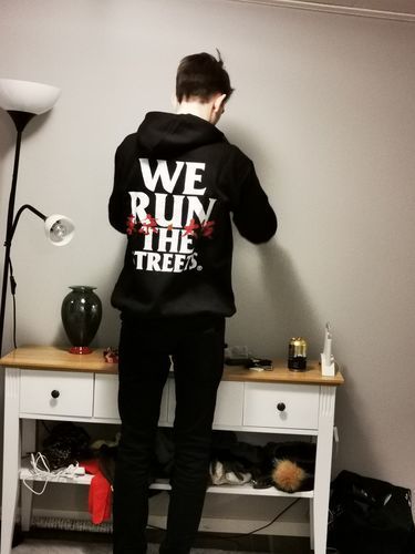 Customer photo review of We Run The Streets Hoodie