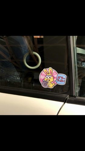 Customer photo review of Sparkle Bunny Sticker