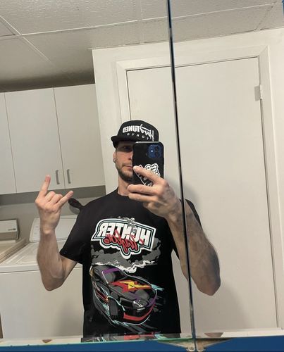 Customer photo review of Hunter Taylor x Hardtuned Tee