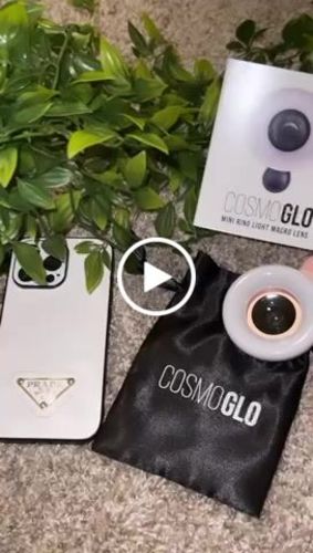 Customer video review of CosmoGlo Mini Ring Light Macro Lens
