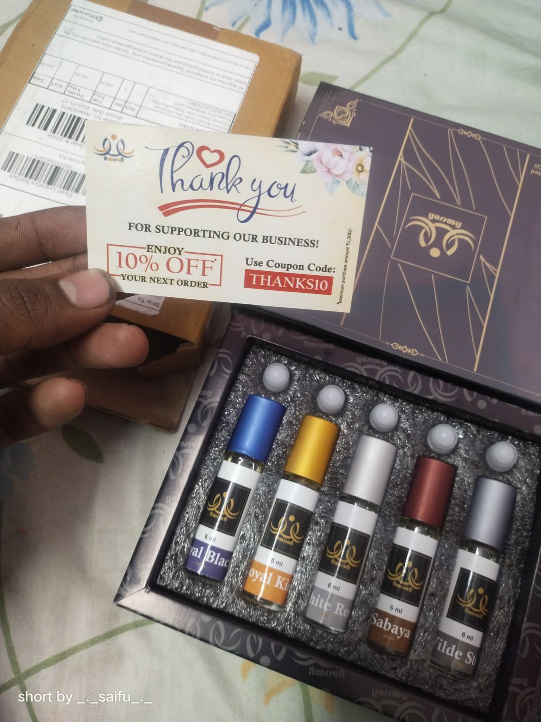 Customer photo review of Royal Combo (05 x 06Ml : Pack of 05)