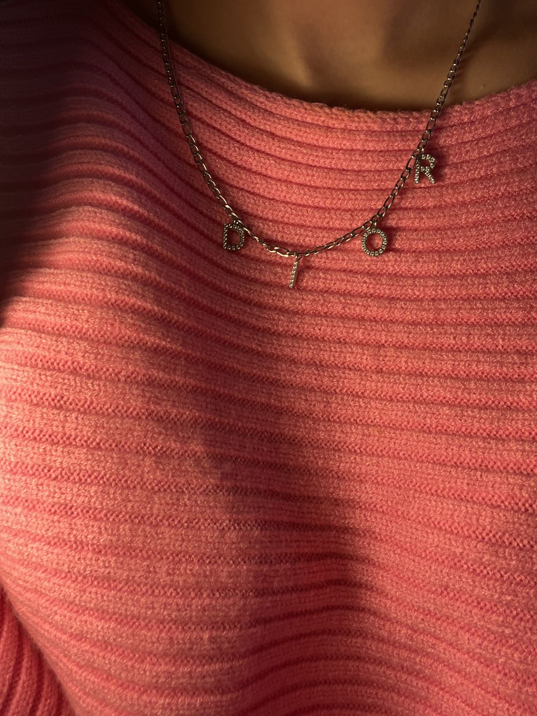 Customer photo review of Namenskette | 18K vergoldet