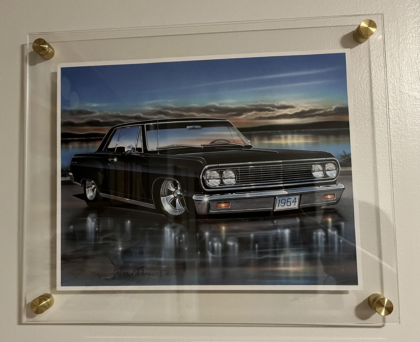 Customer photo review of Acrylic Floating Frame