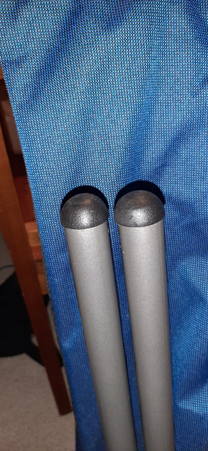 Customer photo review of Internal Domed Stool Leg Protectors | Replacement Caps