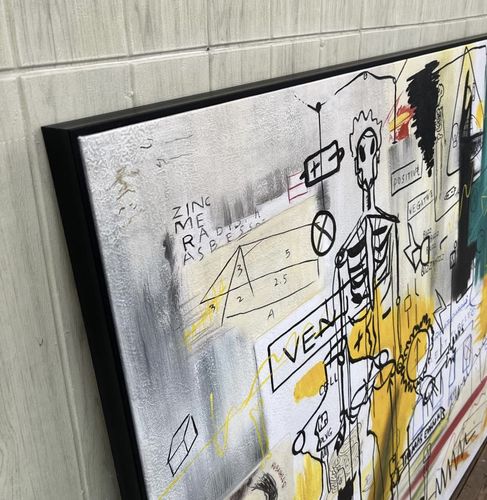 Customer photo review of Modern Graffiti Wall Art