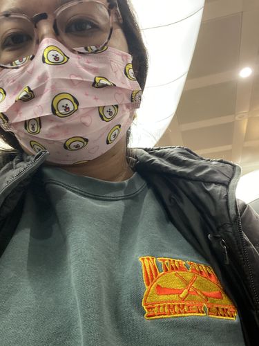 Customer photo review of In the Soop Embroidered Crewneck