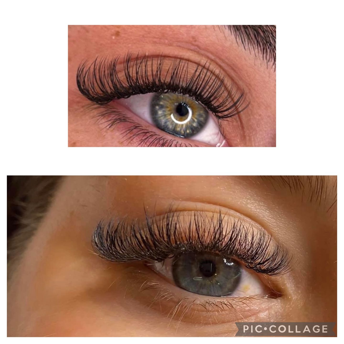 Customer photo review of 0.05 Easy Smart Fan Russian Volume Cashmere Lashes (16 lines)