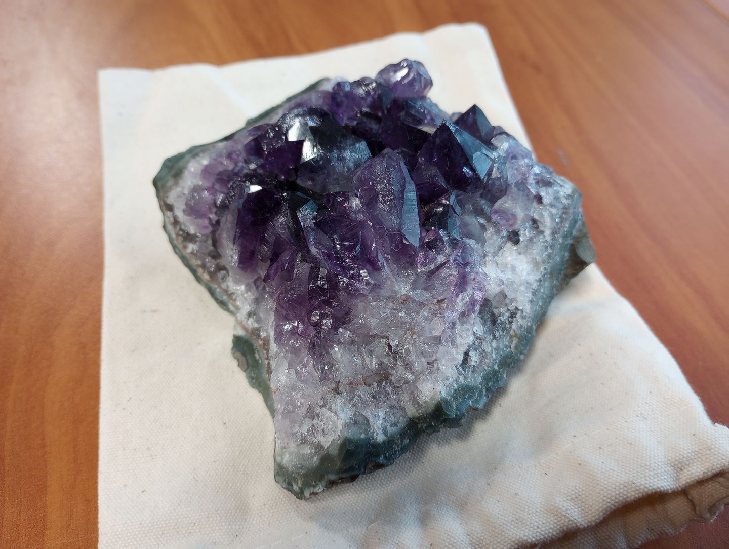 Customer photo review of Amethyst Cluster