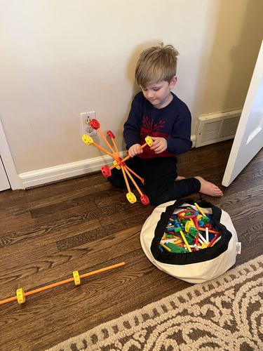 Customer photo review of Mini Toy Bag - CANVAS