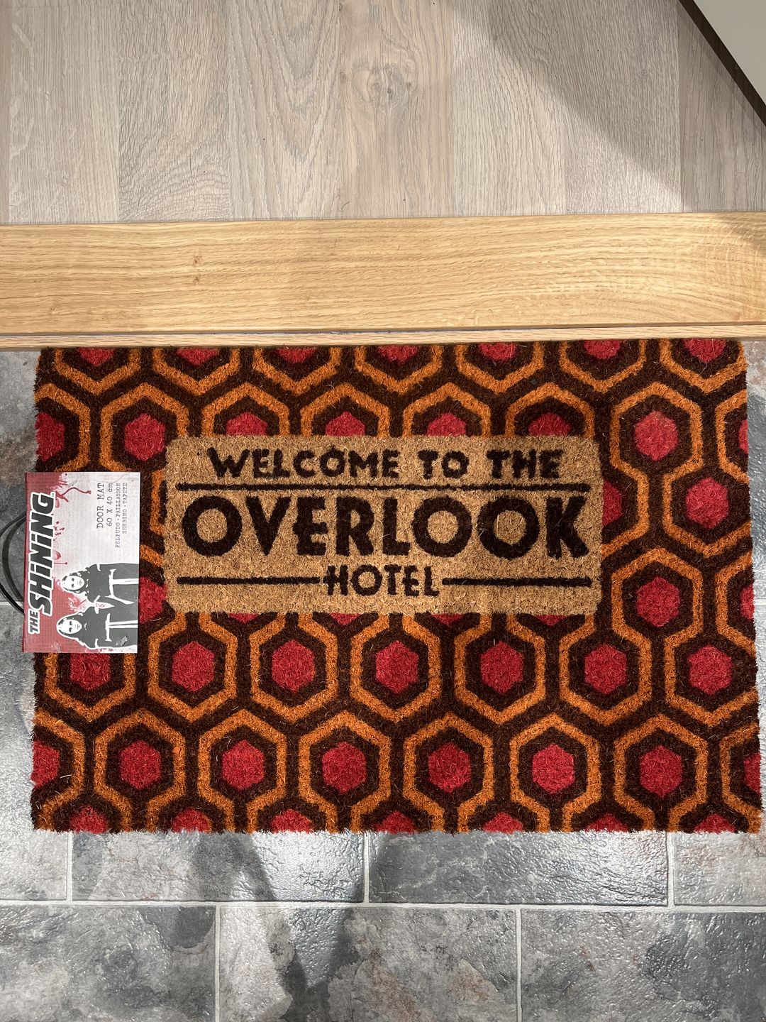 Customer photo review of The Shining Dørmatte Overlook Hotel