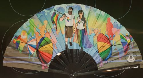 Customer photo review of Parasol Patrol - Hand Fan