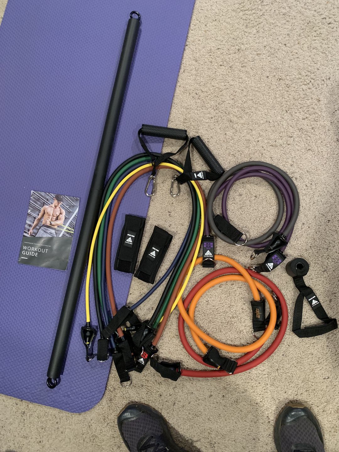 Customer photo review of Stackable Resistance Band Set
