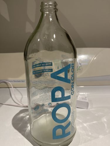 Customer photo review of Detergente y suavizante de ROPA con olor