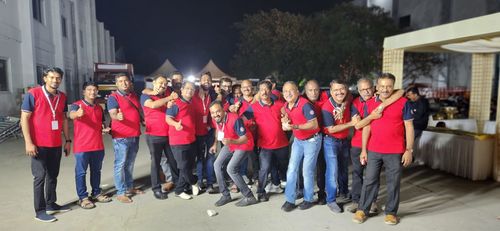 Customer photo review of Group Custom T Shirts Printing