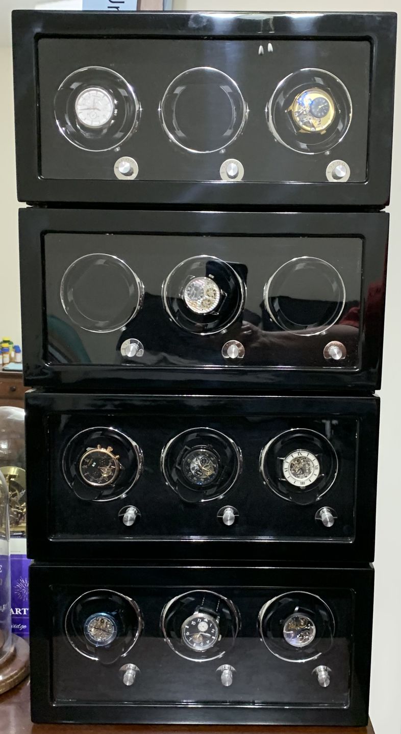 Customer photo review of Triple Watch Winder for Automatic Watches with Quiet Mabuchi Motor