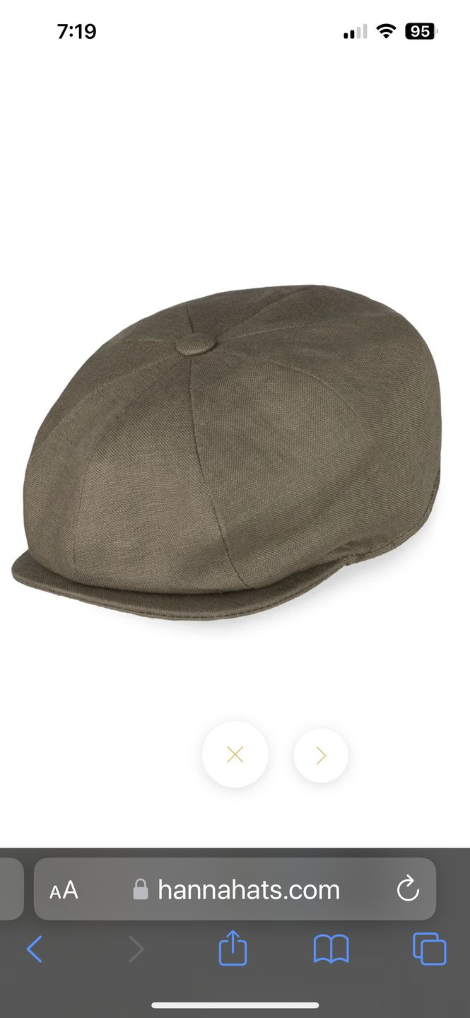 Customer photo review of Connery Cap Linen