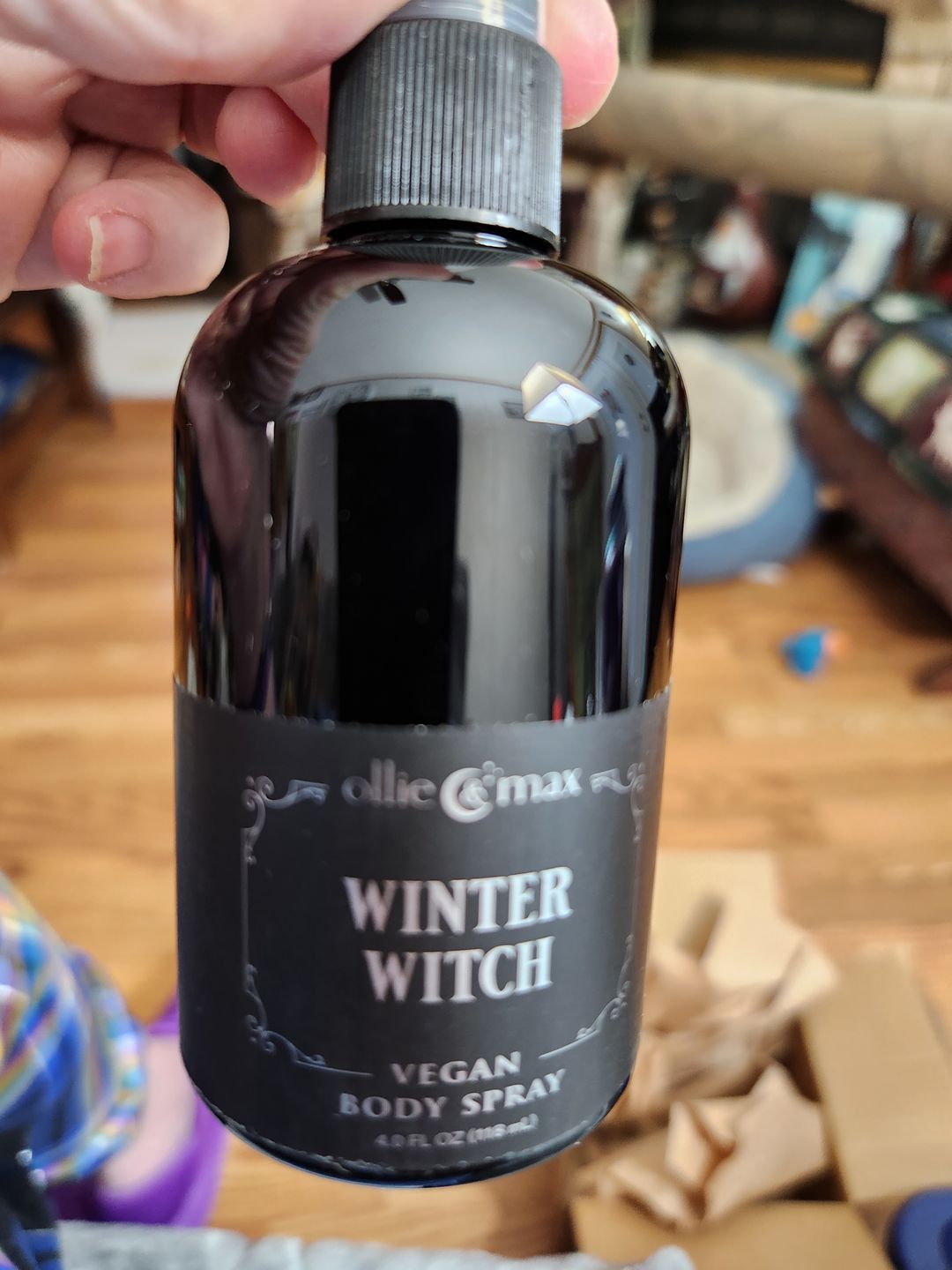Customer photo review of Winter Witch Body Spray