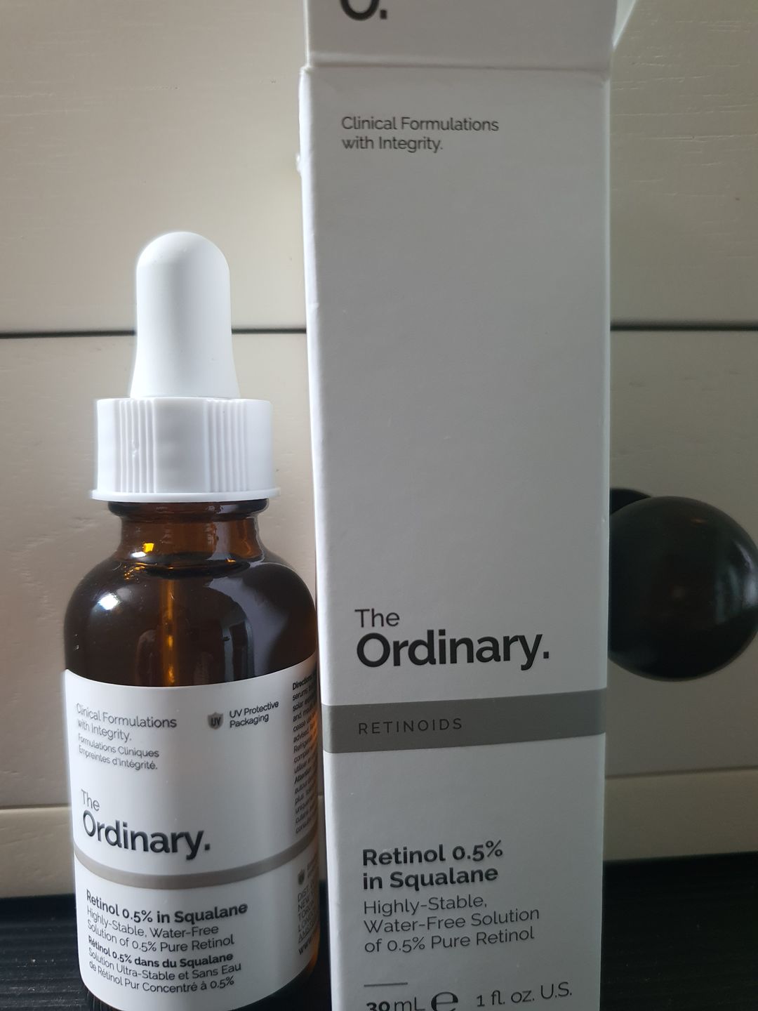 Customer photo review of Retinol 0.5% in Squalane
