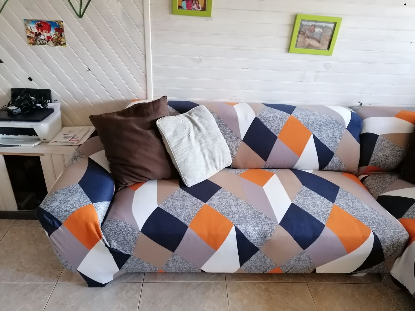 Customer photo review of Modern - Housses Extensibles de Fauteuil et Canapé