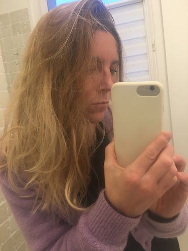Customer photo review of Notre soin éclaircissant pour des cheveux rayonnants en moins de 5 minutes