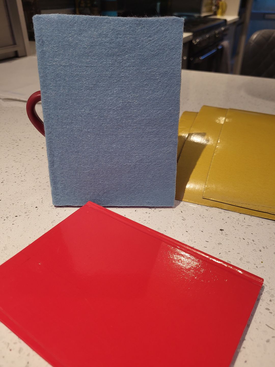 Customer photo review of Self Adhesive Felt Fabric - 5m Roll