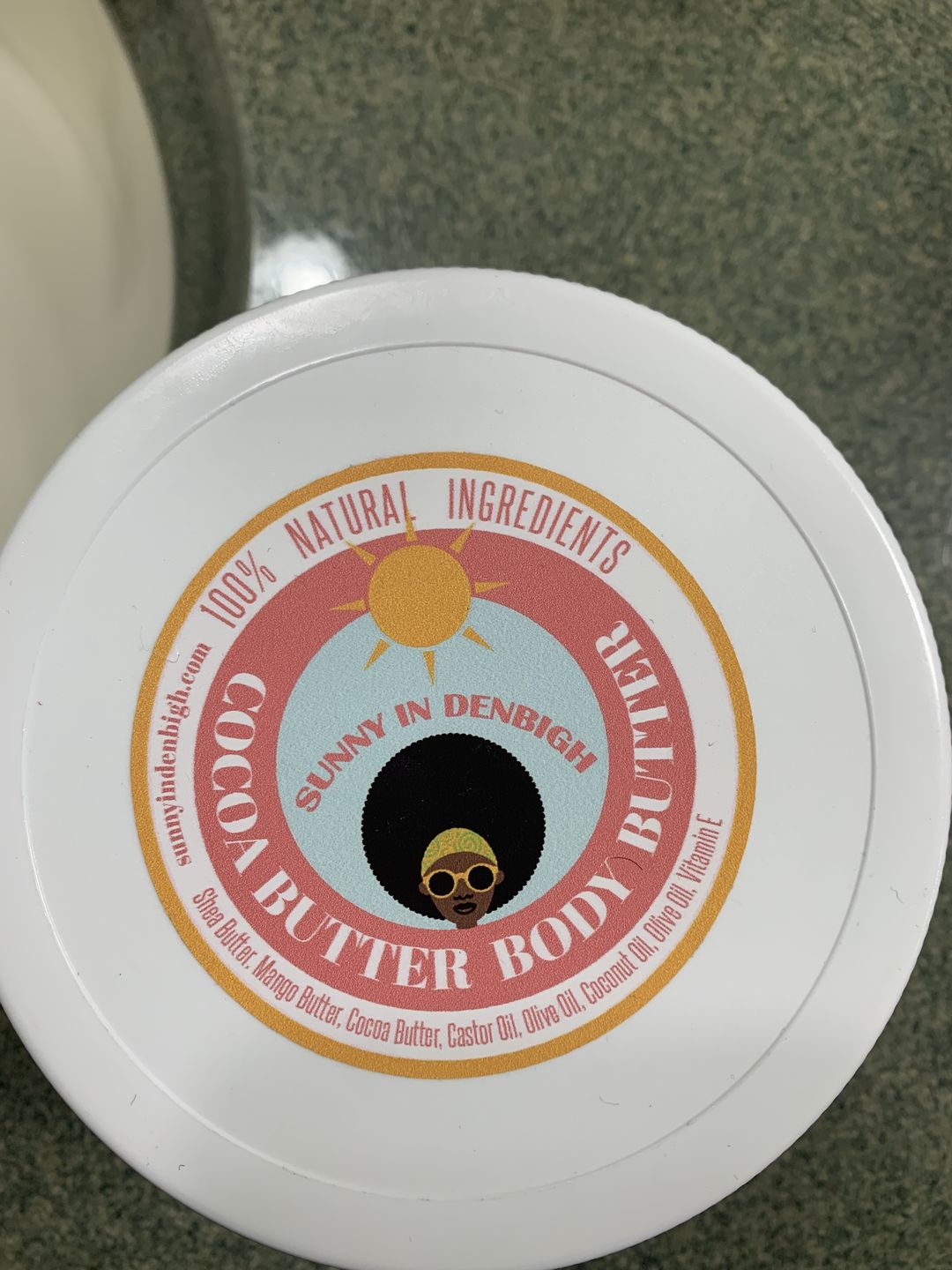 Customer photo review of Cocoa Butter Body Butter